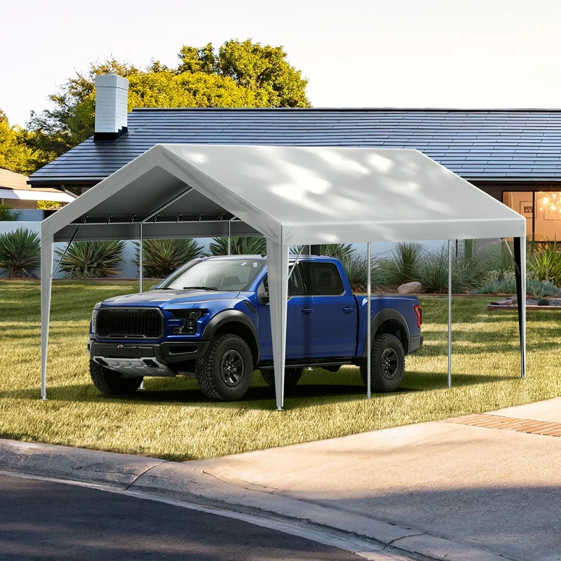 Durable Carport Canopy 10x20ft Replacement Cover