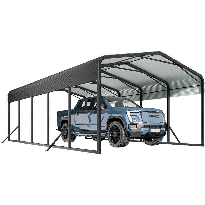 Heavy-Duty Galvanized Steel Carport Canopy