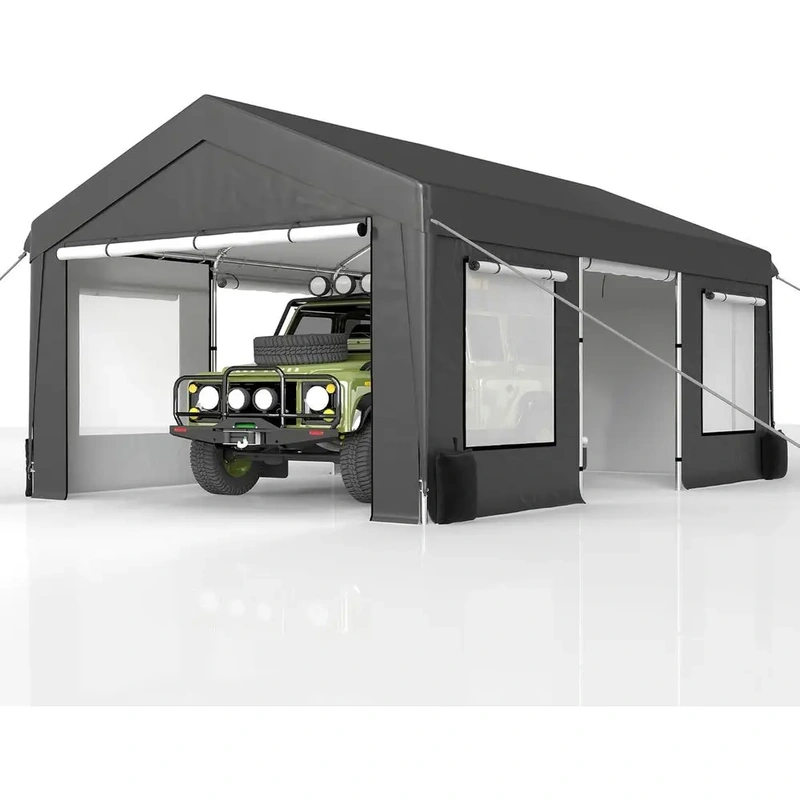 Heavy-Duty Portable Carport Canopy Shelter