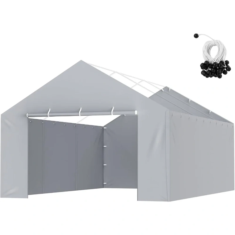 Heavy-Duty Waterproof Carport Canopy 13x20ft